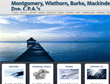 Tablet Screenshot of mwbcpa.com